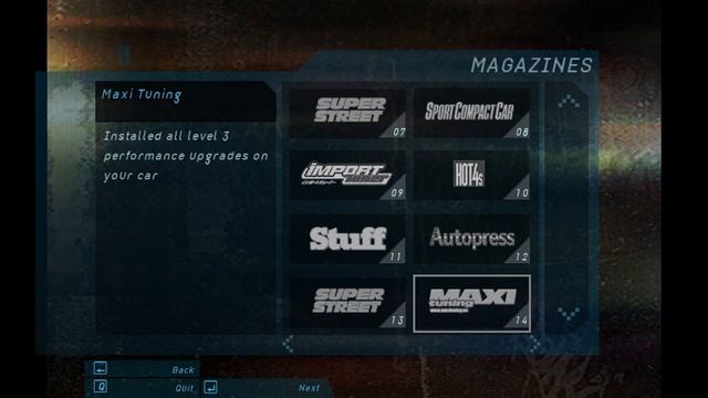 All Magazines In NFS Underground