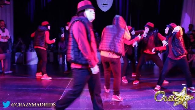 JABBAWOCKEEZ Tribute @ Crazy Madrid 15 Enero 2014 смотреть онлайн