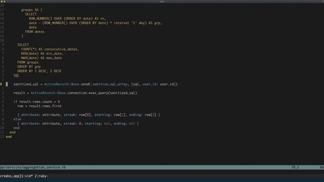 Building Credos App - 4. Best streaks (SQL, CTEs, and fun) смотреть онлайн
