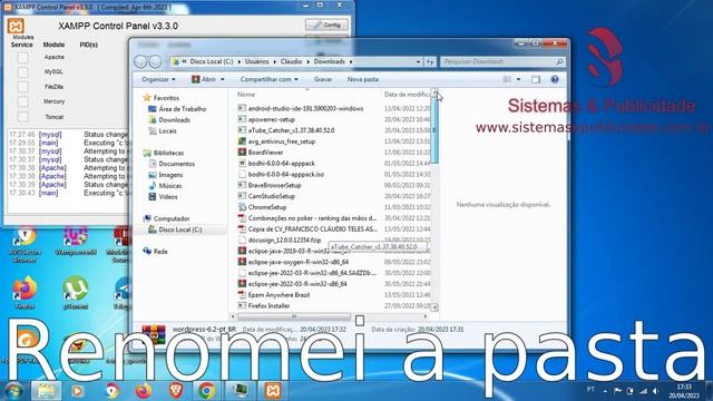 Instalação Wordpress localhost Windows facil смотреть онлайн