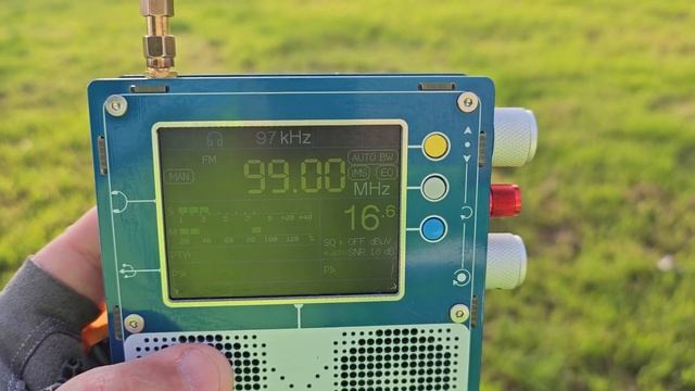 TEF6686+LNA. Радио "Республика" Донецк 99.0 FM. -155 км смотреть онлайн