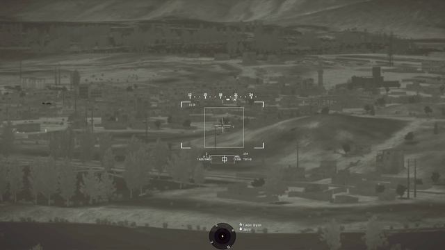 ArmA 3 AH-64D Apache Helfire and Cannon on FLIR Test смотреть онлайн