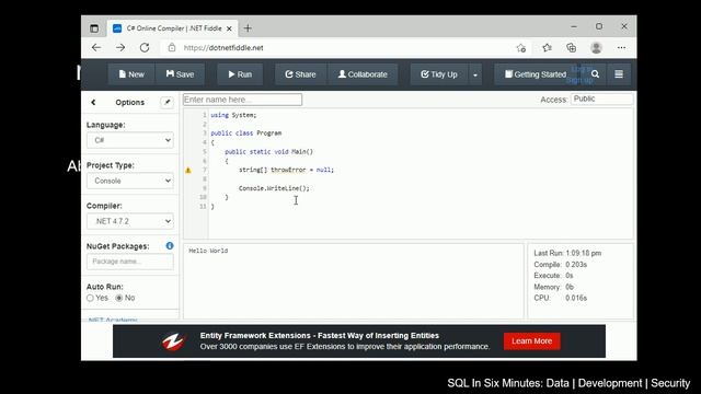 NullReferenceException: Object reference not set to an instance of an object смотреть онлайн