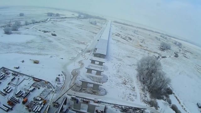 Мост Аксу - Павлодар, февраль 2016 г. смотреть онлайн