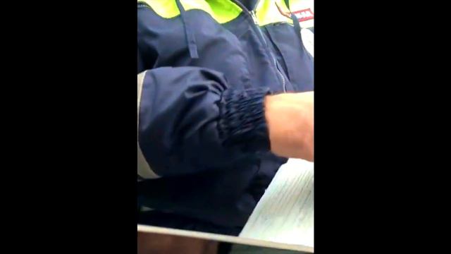 Сотрудник ДПС ГИБДД решил проехать по ушам смотреть онлайн