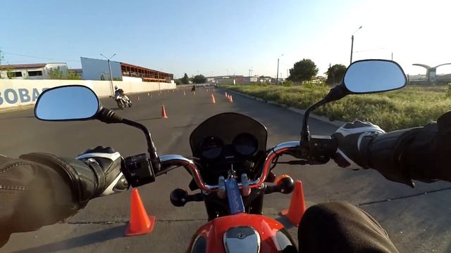 Motogymkhana на Bajaj Boxer BM-150X