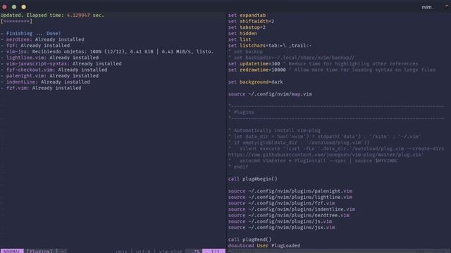 VIM Plugins ::: Javascript and ReactJS Syntax Highlightning смотреть онлайн