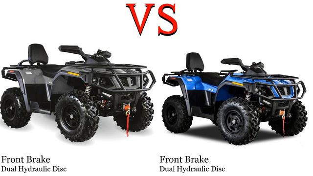 Hisun Tactic 550 EPS Vs Hisun Tactic 800 Test Specification Comparison