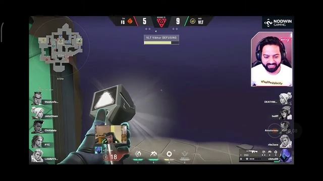 Streamer React on Vibhor low Hp Clutch l RakaZone Gaming, Fa2 , Tbone смотреть онлайн