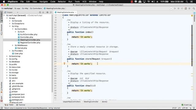 RESTful API with Laravel 5.5 - 12 How Request and Response Works in Laravel смотреть онлайн