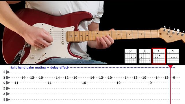 PEACE PIPE - Guitar lesson with tabs - The Shadows смотреть онлайн