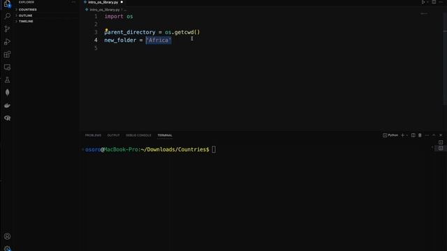 30. How to create folders in python using mkdir смотреть онлайн