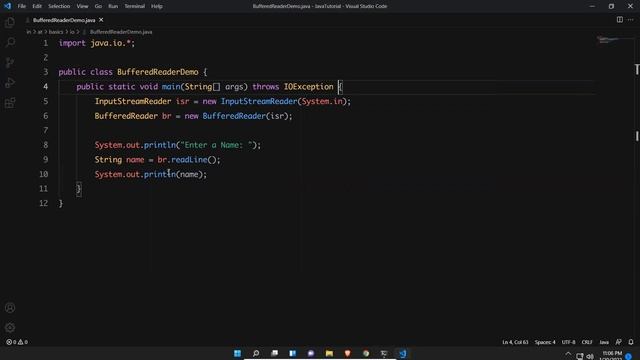Buffered Reader Class to Read Data from Keyboard in Java | Java Tutorial For Beginners | User Input смотреть онлайн