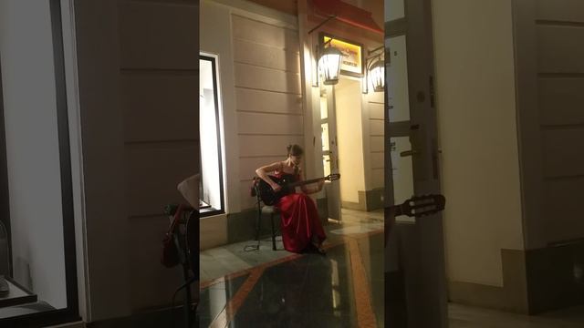Grand Hotel Europe - Atrium - Ms Elena Lebedeva - Classical Guitar - St Petersburg, Russia смотреть онлайн
