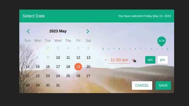 Date and Time Picker смотреть онлайн