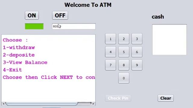 ATM Program - Java GUI смотреть онлайн