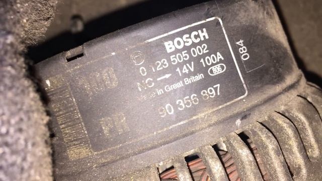 Генератор Опель Вектра 1.6 Z16XE 123505002 смотреть онлайн