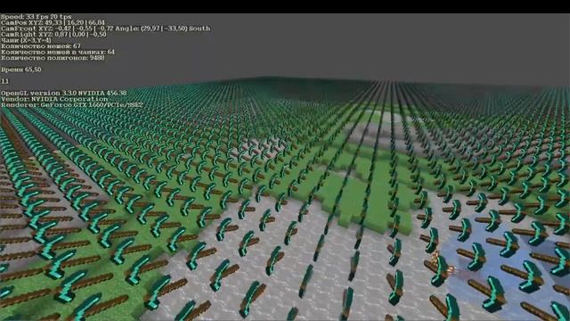 Воксельный движок на C# + OpenGL, 16384 кирки смотреть онлайн