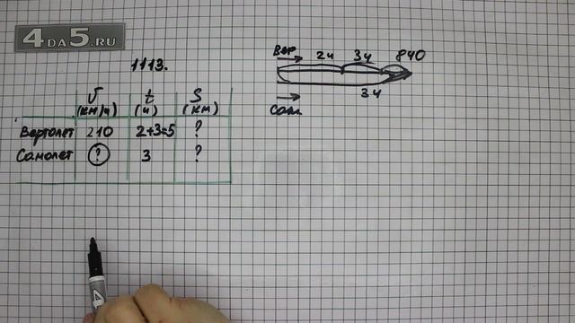 Упражнение 264 Часть 2 (Задание 1113) – Математика 5 класс – Виленкин Н.Я. смотреть онлайн