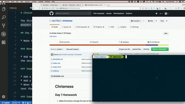 Day 2 - Morning, part 6: Syncing with GitHub (Git remotes) - XTBC 2018 Session 3 смотреть онлайн