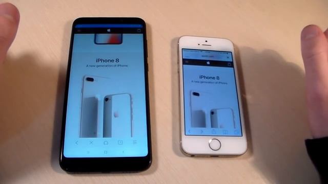 Xiaomi Redmi 5 Plus vs iPhone 5S смотреть онлайн