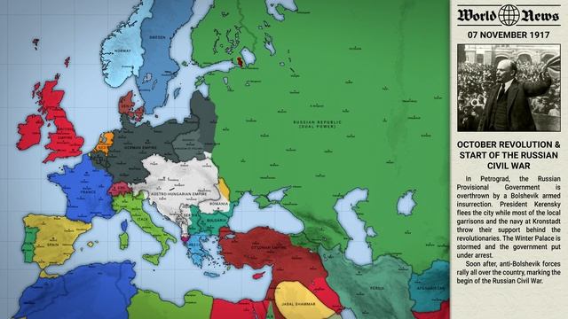 Kaiserreich Timeline  Part 1 - Weltkrieg  Alternate History of WW1