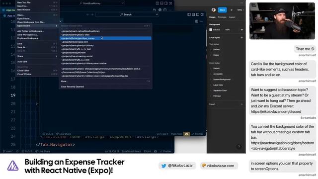 01 - Building an Expense Tracking app with React Native (Expo) смотреть онлайн