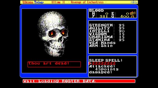 Ultima Trilogy FM Towns Intro + Gameplay [Origin Systems] смотреть онлайн