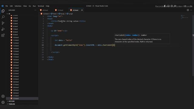 Find the string value || java script смотреть онлайн