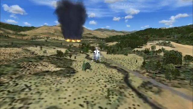 Mission fire North east to Propriano Corsica France смотреть онлайн