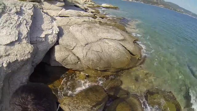 Эгейское море. Пляжи Эгейского моря В районе города Кавала. Северная часть Греции. смотреть онлайн