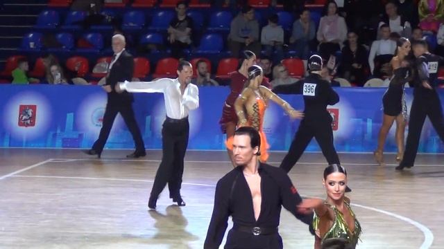 Никушин Сергей - Миронова Кристина | ча-ча-ча | Чемпионат Москвы 2023 | бальные танцы смотреть онлайн
