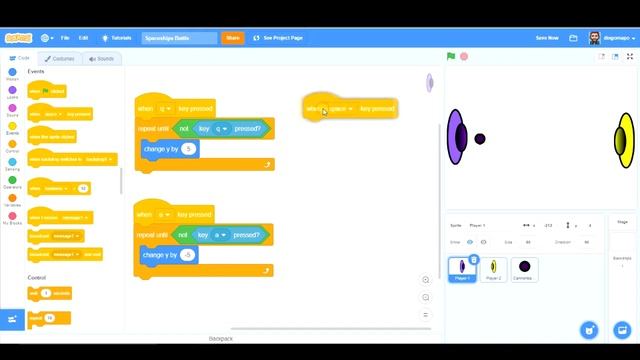 How to make a SPACESHIP BATTLE GAME - Scratch 3.0 Tutorial | Spaceships (Part 1) смотреть онлайн