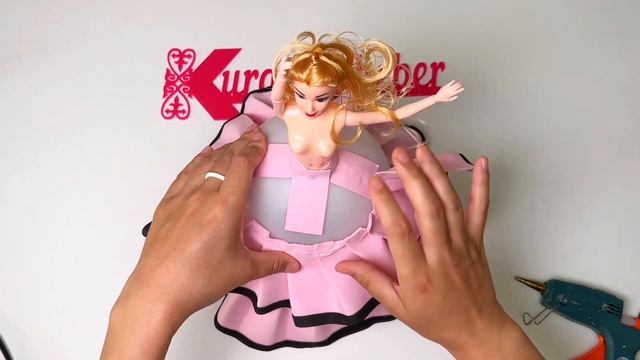 Кукла светильник из фоамирана /Doll Lamp From Foamiran/ Қуыршақ шамы