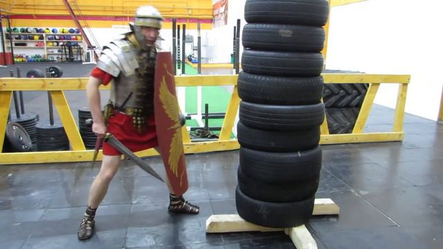 Roman fencing - 6. LEG.IX.HISP Римское фехтование - 6. Укол в ногу. смотреть онлайн