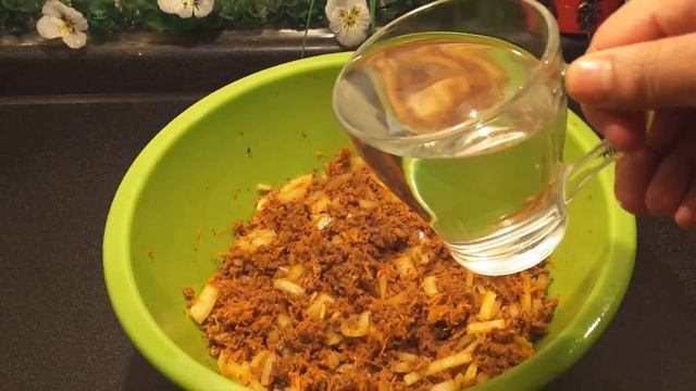 طرز آماده کردن 2 قسم منتوی خانگی خوشمزه ♥️ AFGHANi MANTU, Афганские манты супер вкусно