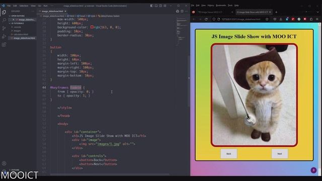 Make a Image Slide Show using JavaScript - Beginner Tutorial смотреть онлайн