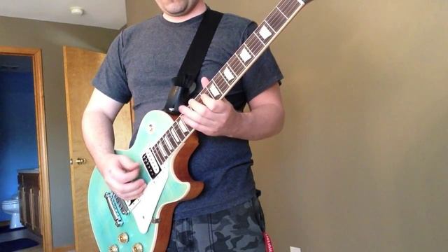 Guitar Cover (Masked Intruder - The Most Beautiful Girl) Gibson Les Paul Classic Seafoam Green 2014 смотреть онлайн