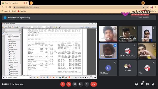 Aimfill Online Class - Flight Dispatcher AI03 (8th Lecture) смотреть онлайн