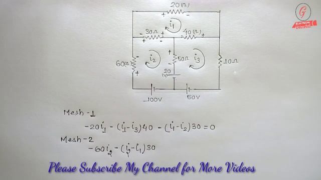 10. FIND THE BRANCH CURRENT USING MESH ANALYSIS METHOD смотреть онлайн