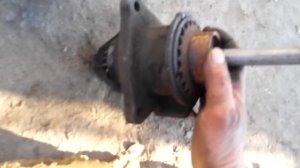 Самодельный пускач для Т-25 из . №1. Selbstgemachte Werfer Motor für den T-25 der Kettensäge. №1.