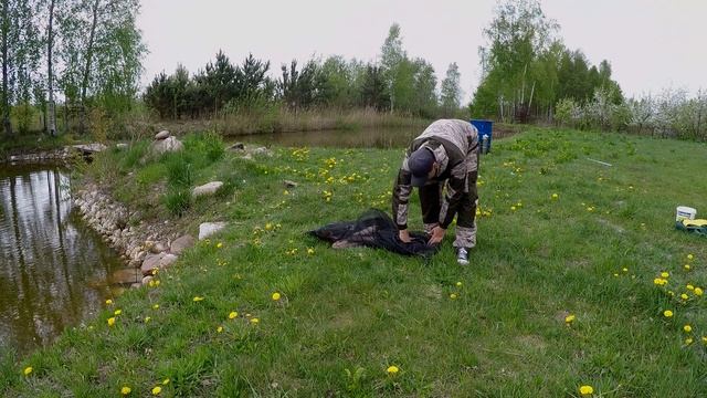 Пруд своими руками.Пруд для рыбы.Водоём на участке. Пруд на участке смотреть онлайн