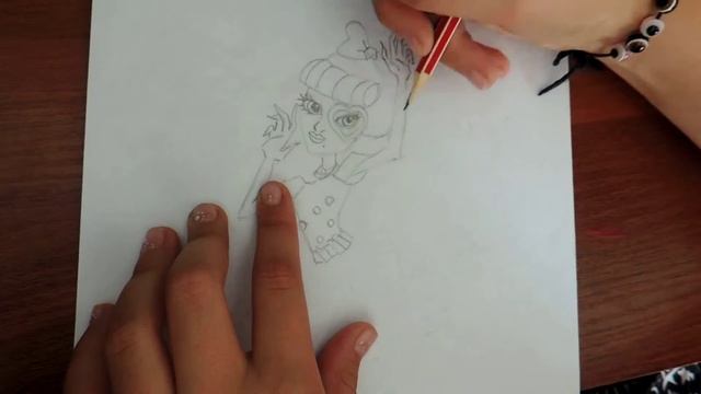 Как рисовать Оперетту из монстер хай (часть1) смотреть онлайн