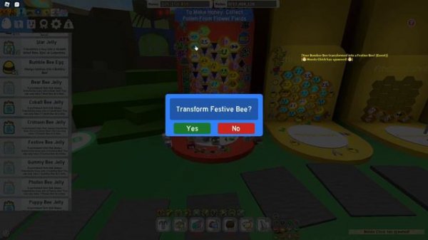 Открыл Bumble bee egg в bee swarm simulator