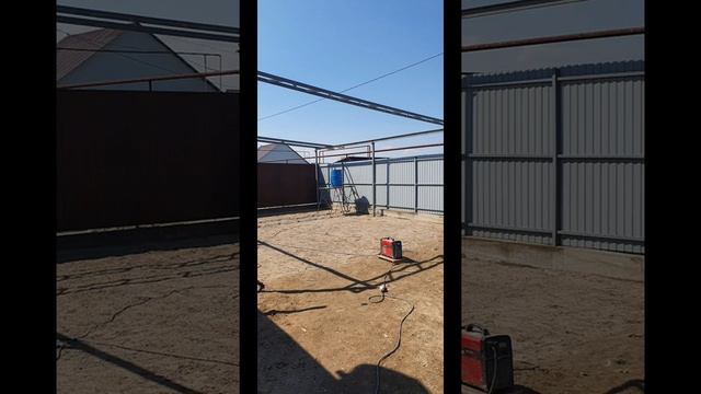 Навес на участке 10×10 смотреть онлайн