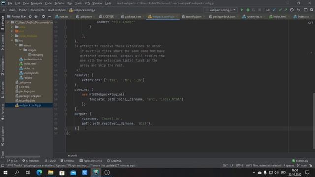 Webpack конфиг React + Typescript + Styled Components смотреть онлайн