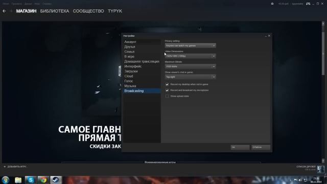 Как создать прямую трансляцию в Steam - Stream? - и что это такое.. смотреть онлайн