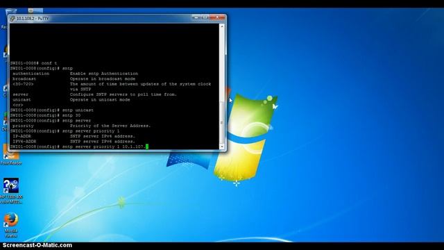 Setting NTP switch HP 2920 смотреть онлайн