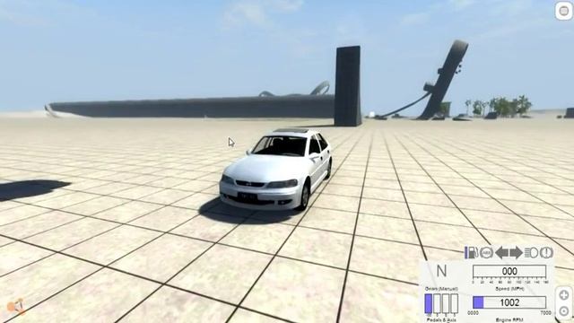 Opel / Vauxhall   Vectra 2001  Crashtest  BeamNG.drive + Downloadlink