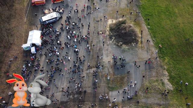 Пасха в Германии. Frohe Ostern. Как празднуют. Пасхальный костер в Espelkamp 09.04.2023. Германия. смотреть онлайн